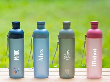 Botella de agua personalizada