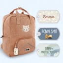 Etiquetas para mochila con nombre