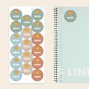 Etiquetas personalizadas redondas