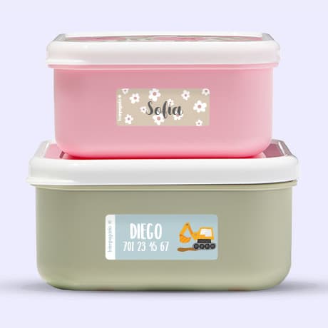 Etiquetas personalizadas pequeñas