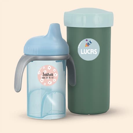 Etiquetas personalizadas redondas