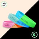 Pulsera personalizada SOS - brilla en la oscuridad