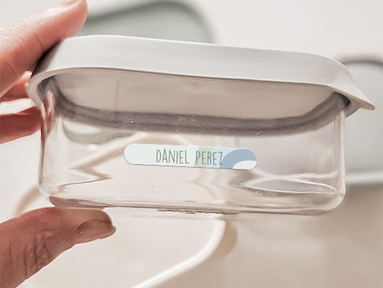 Mini etiquetas con diseño