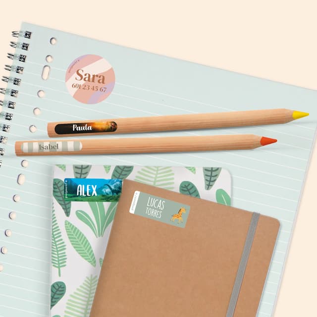 Kit de etiquetas personalizadas